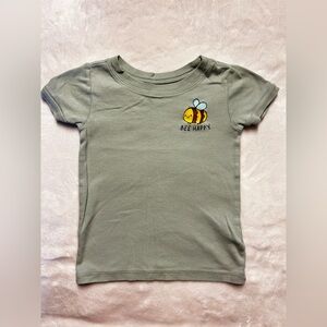 Old Navy Bee Happy Kids Tee - Light Gray